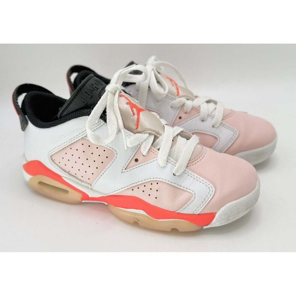 Nike Air Jordan 6 Retro Low Atmosphere Infrared 768878-102 Youth‎ Shoes Size 4Y